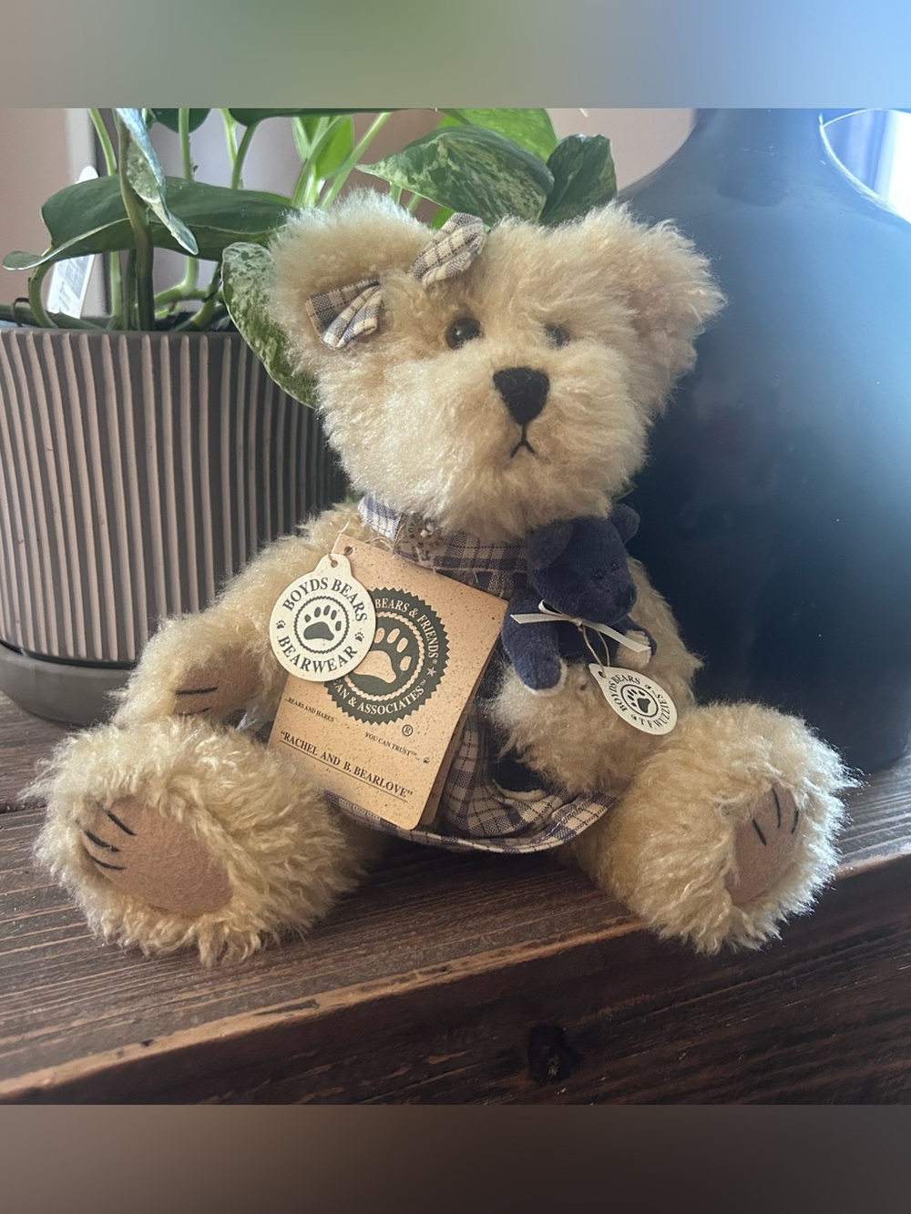 Boyds Bears Plush Teddy Bear “Rachel and B. Bearlove”